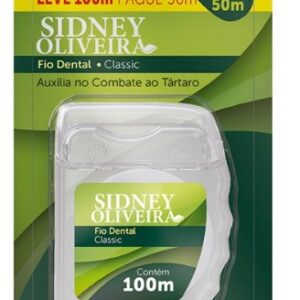 FIO DENTAL CLASSIC LEVE 100 PAGUE 50 METROS SIDNEY OLIVEIRA