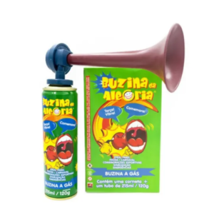 1 Buzina Da Alegria A Gás Spray C/ Corneta