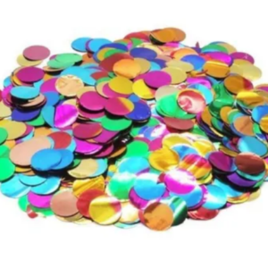 Confetes para Balões Metalizado 10gr - Cores Diversas