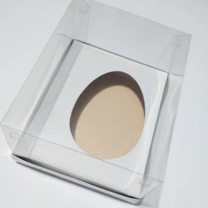 Caixa para Ovo de Colher 10 unid - 350gr - Branco