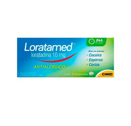 Loratamed 10mg Cimed 12 Comprimidos
