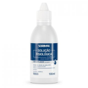 Solução Fisiológica Sorimax 0,9% Com Gotejador 100ml