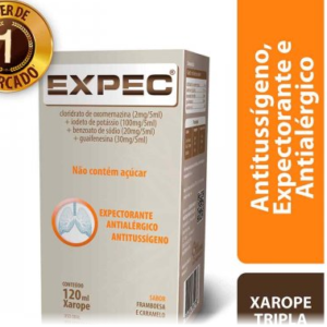 Expec Xarope Sabor Framboesa e Caramelo com 120ml