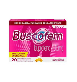 Buscofem 400mg Hypermarcas 20 Comprimidos