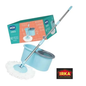 Lavadeira Mop Pocket Mor Limpeza Com Balde C/8 Litros Mor